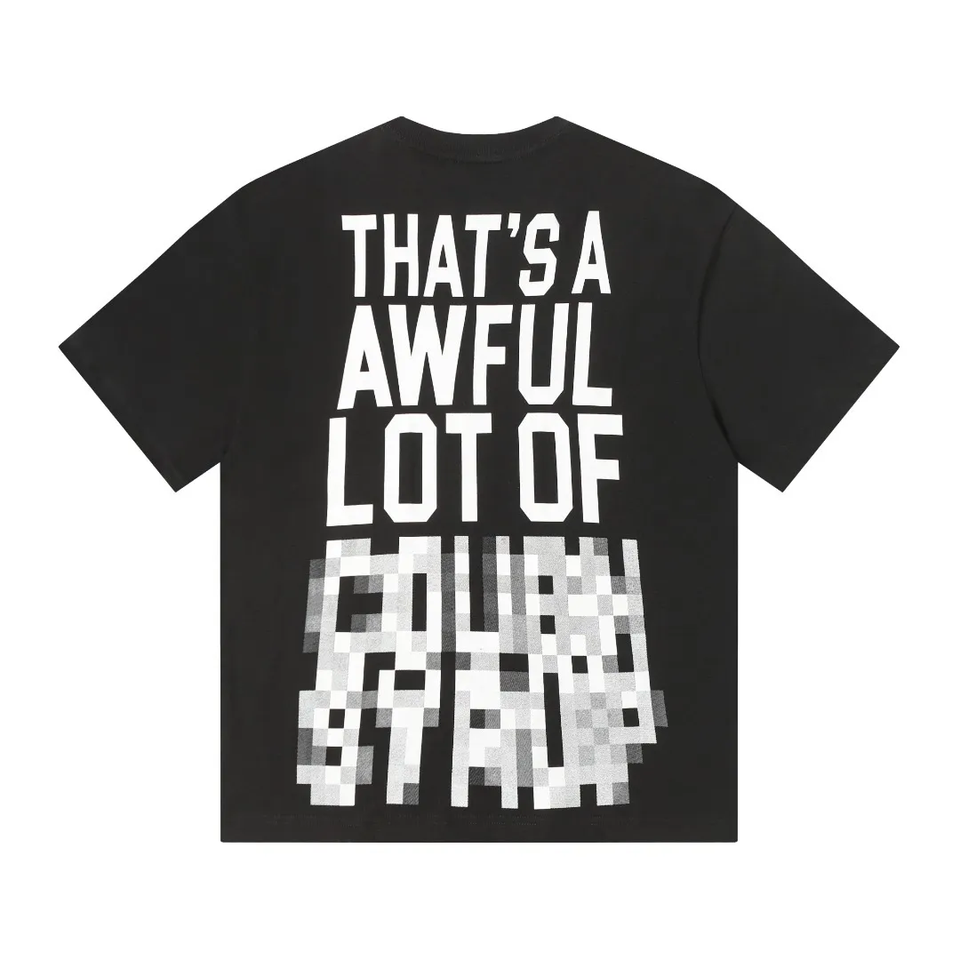 2243# Black/ ｜ THAT'S A AWFUL LOT OF COUGH SYRUP In Stock T （fabric):32 Sizes（size）：S-M L X L （colour）： Black）
